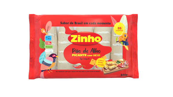 Pão De Alho Zinho Tradicional 300g