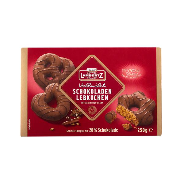 Pão De Mel Lambertz c/Cobertura de Chocolate 250g