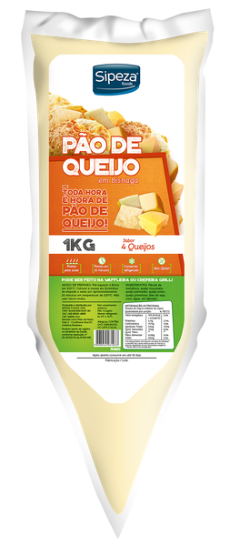 Pão De Queijo Sipeza 4 Queijos 1kg