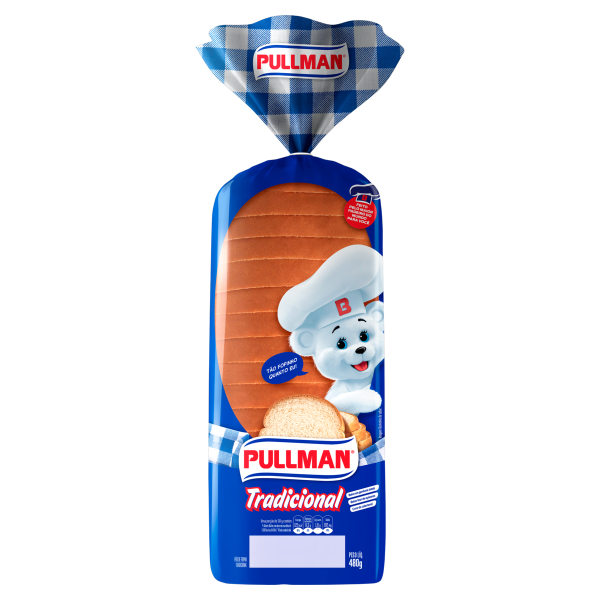 Pão Fatiado Tradicional Pullman 480g