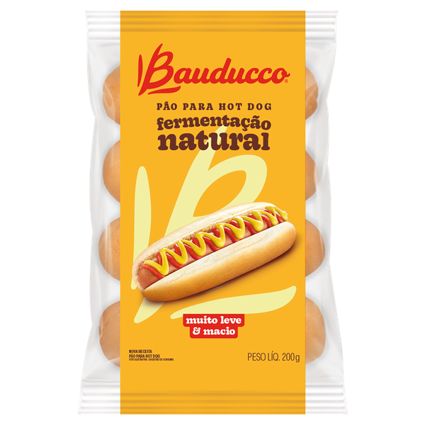 Pão Hot Dog Bauducco 200g
