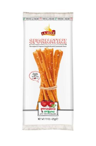 Palito Tipo Pão Italiano Grissini  Sabor Pizza La Mole 125g
