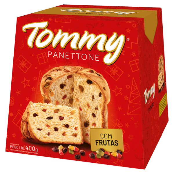 Panettone Tommy Frutas 400g