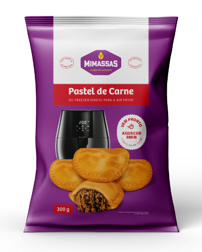 Pastel Frito Mimassas Carne De Gado 500g