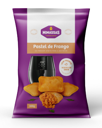 Pastel Frito Mimassas De Frango 500g