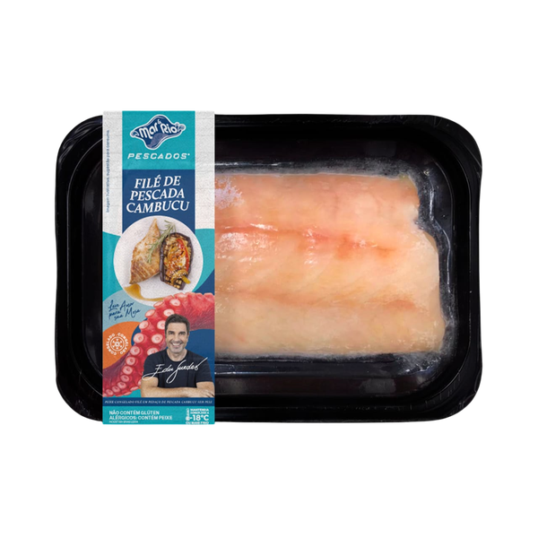 Peixe Filé de Pescada Cambucu Pedaco Mar e Rio Sem Pele 300g