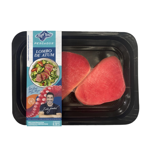 Peixe Lombo de Atum Pedaço Sem Pele Mar e Rio 300g