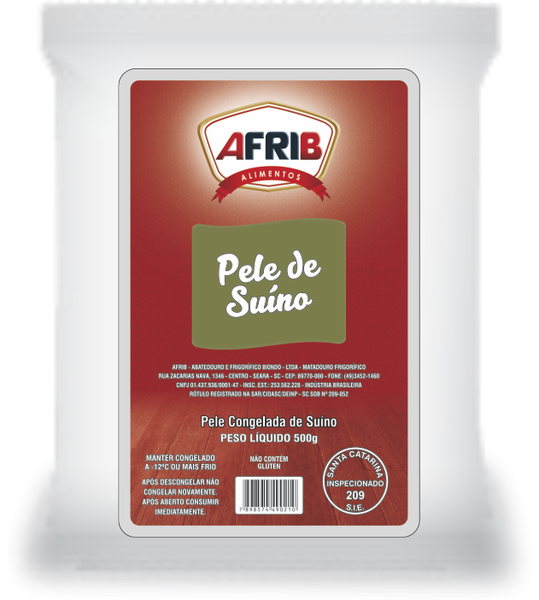 Pele Suína Afrib 500g