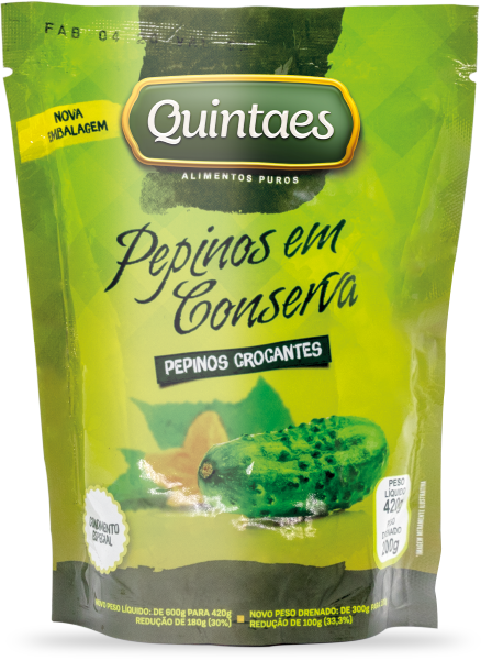 Pepino em Conserva Quintaes Sachê 200g