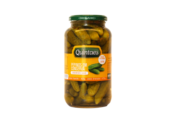 Pepino Quintaes Pote Vidro 475g