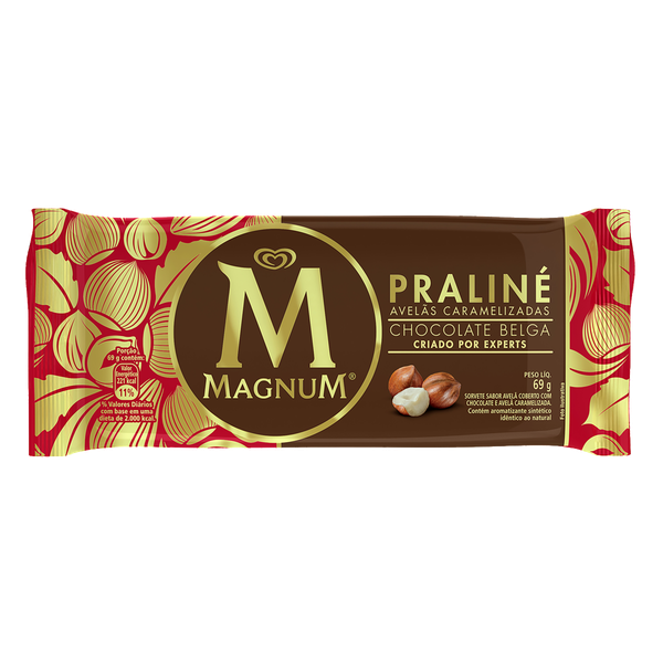 Picolé Magnun Praliné 69gr