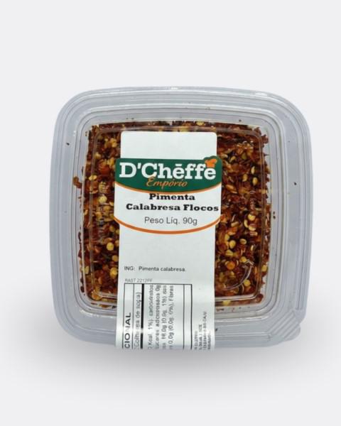 Pimenta Calabresa Flocos Dcheffe 90g