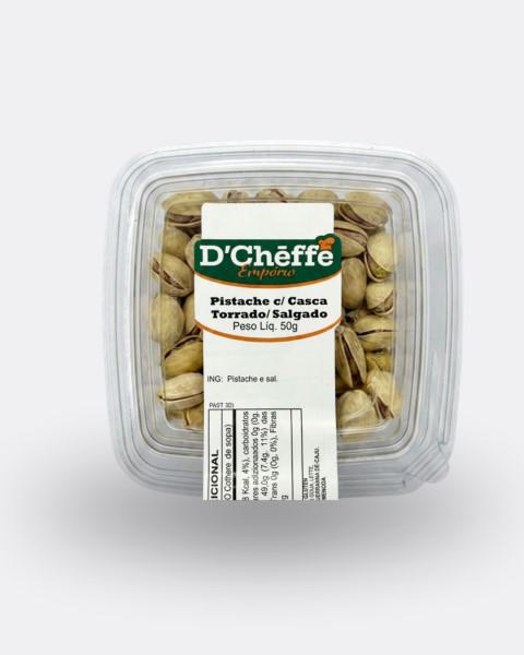 Pistache Torrado Salg Com Casca Dcheffe 50g