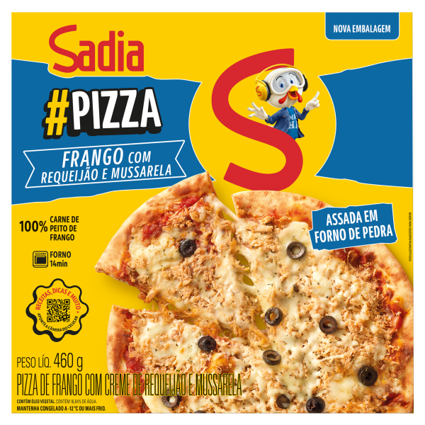 Pizza Sadia Frango Requeijão 460gr