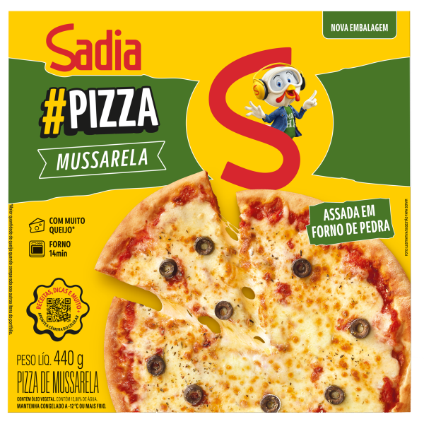 Pizza Sadia Mussarela 440gr