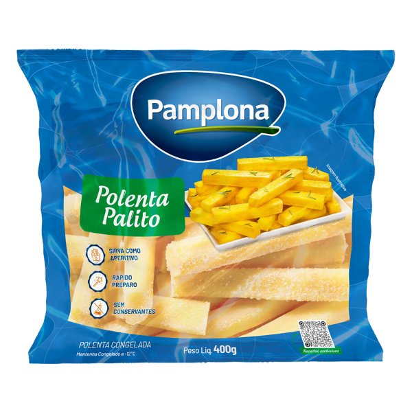 Polenta Palito Congelada Pamplona 400g