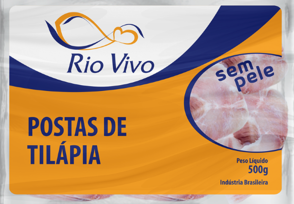 Posta Tilápia Sem Pele 500gr