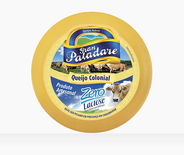 Queijo Colonial Gran Paladare Zero Lactose Kg