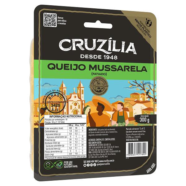 Queijo Mussarela Cruzilia Fatiado 300g