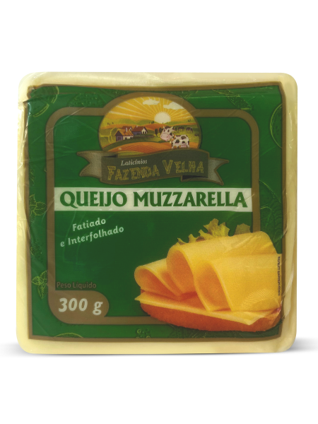 Queijo Mussarela Fatiado Fazenda Velha 300g