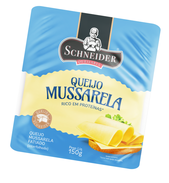 Queijo Mussarela Fatiado Schneider 150g