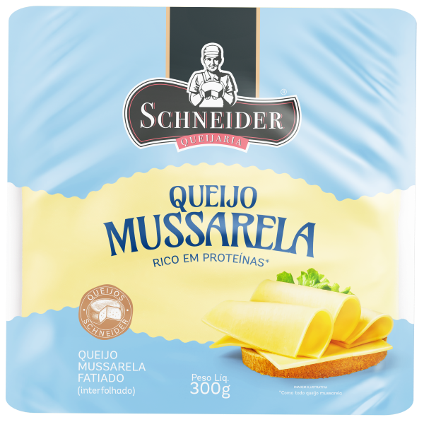 Queijo Mussarela Fatiado Schneider 300g