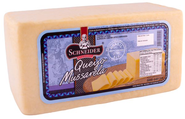 Queijo Mussarela Schneider F2 Peça Inteira Kg