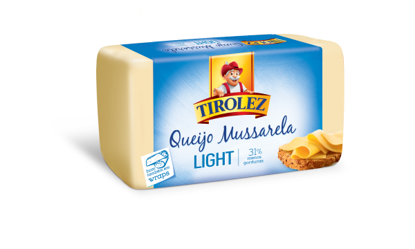 Queijo Mussarela Tirolez Light Kg