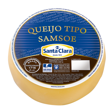 Queijo Samsoe Santa Clara Peça Kg
