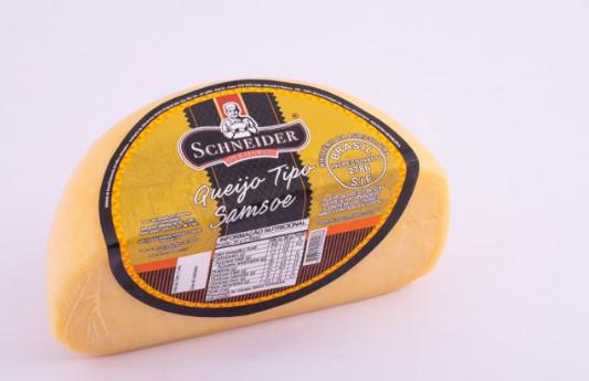 Queijo Samsoe Schneider Meia Peça Kg