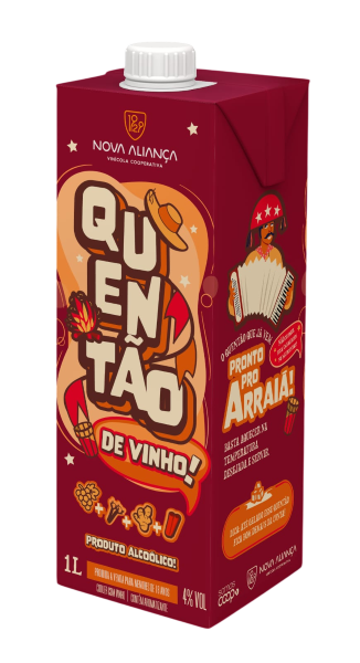 Quentão Vinho Tinto Aliança 1lt