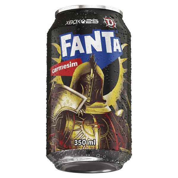 Refrigerante Lata Fanta Collab XBox Carmesim 350ml