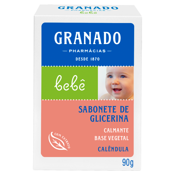 Sabonete Barra Granado Bebe Calendula 90g