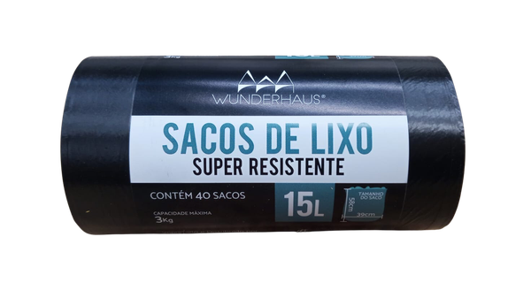 Saco de Lixo Wunderhaus 15L C/40