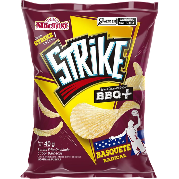 Salgadinho Batata Lisa Strike Barbecue 40g