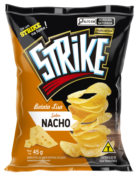 Salgadinho Batata Lisa Strike Nacho 45g