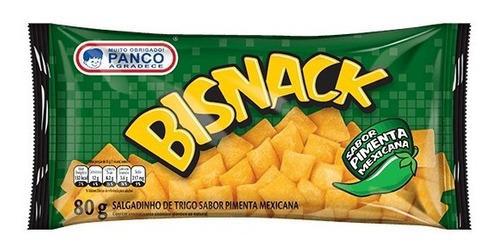Salgadinho Bisnack Pimenta Mexicana Panco 80g