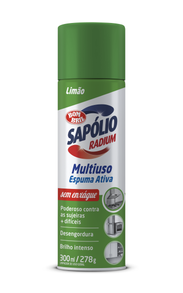 Saponáceo Espuma Ativa Limão 300ml