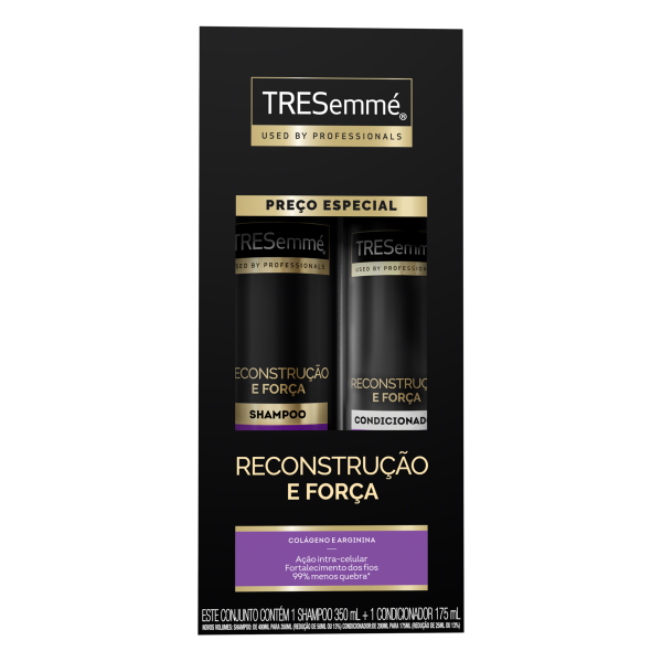 Shampo Tresemmé Reconst/Força 350ml+cond 175ml