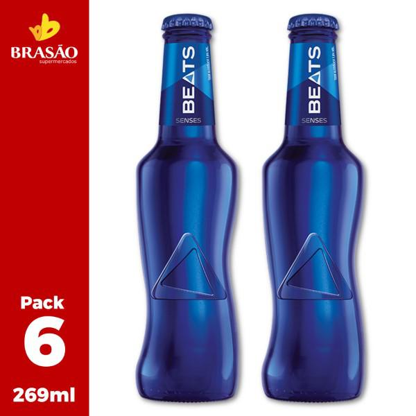 Skol Beats Senses Long Neck 269ml com 6 Unidades