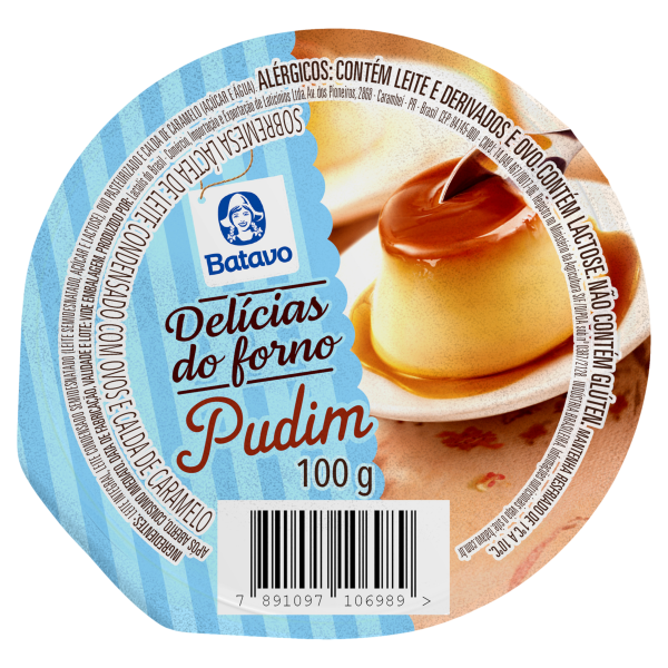 Sobremesa Batavo Pudim Leite Condensado 100g