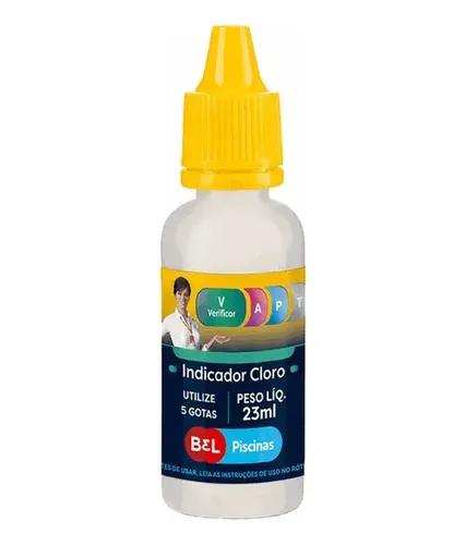 Solução Indicadora De Cloro Bel Piscinas 23ml