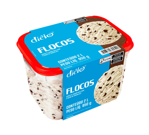Sorvete Diêlo Flocos 2lt