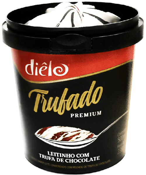 Sorvete Diêlo Trufado Pote 500ml