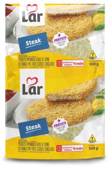Steak Empanado Frango Lar 100g