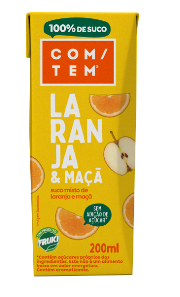 Suco Com/Tem Laranja 200ml