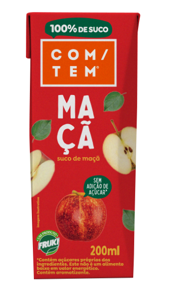 Suco Com/Tem Maçã 200ml