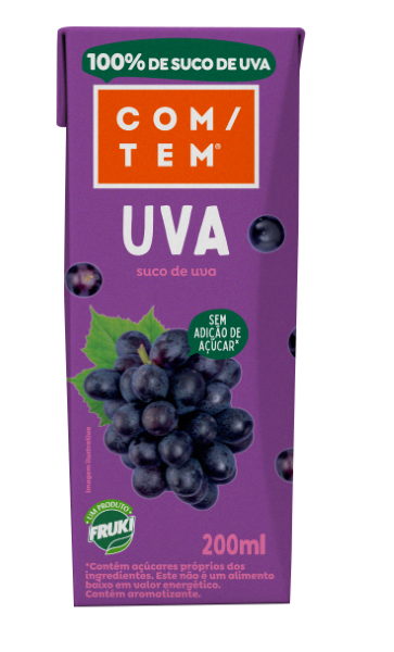 Suco Com/Tem Uva 200ml