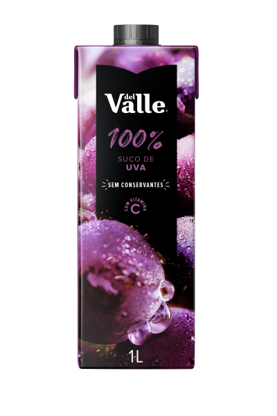Suco Del Valle Mais 100%suco Uva 1lt