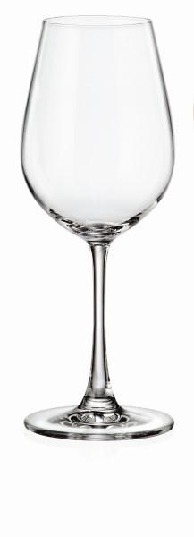 Taca Crystal Bohemia Sarah Titanium Vinho Branco 400ml (Importação Brasão)